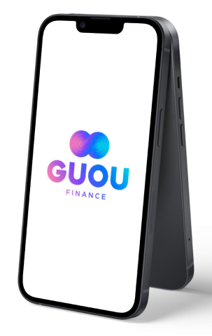 Aplicación de factoring de Guou Finance en un smartphone, desarrollada con la tecnología BPMS de Derivatik.