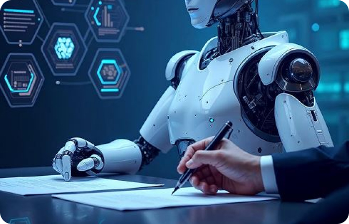 Profesionales legales utilizando el Sistema de Poderes Legales de Derivatik para una gestión eficiente.